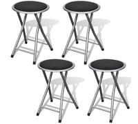 Jeu de tabouret pliable 4 pièces 241033