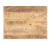 vidaXL – Dessus de table bois de manguier solide 25-27 mm 80x70 cm