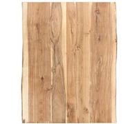 Dessus De Table Bois D'acacia Massif 80x(50-60)X3,8 Cm Vidaxl Vidaxl
