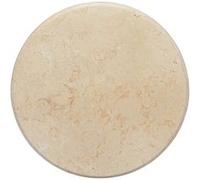 vidaXL Tafelblad Ã˜50x2,5 cm marmer crÃmekleurig149192 Crème G