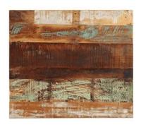 Tafelblad rechthoekig 15-16 mm 70x80 cm massief gerecycled hout286049