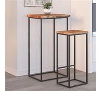 vidaXL Dessus de table de remplacement rectangulaire 50x40x2,5 cm Bois massif d'acacia