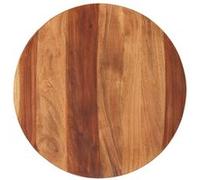 vidaXL Tafelblad rond 25-27 mm 50 cm massief acaciahout285973 Brun G