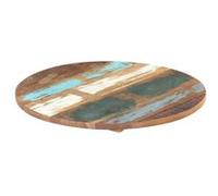 Tafelblad rond 25-27 mm 50 cm massief gerecycled hout286037