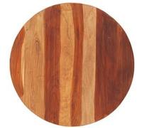 Dessus de table Bois solide Rond 25-27 mm 70 cm