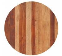 vidaXL Dessus de table rond en acacia massif 25-27 mm 80 cm