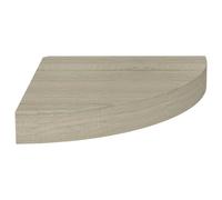 Vidaxl ?Tag¿¿Re D'angle Flottante Ch¿ºne 25x25x3,8 Cm Mdf Multicolore