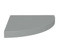 Étagère d angle flottante gris 35x35x3,8 cm MDF Gris G
