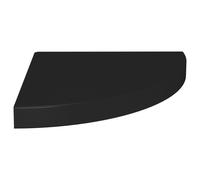 Vidaxl ?Tag¿¿Re D'angle Flottante Noir 35x35x3,8 Cm Mdf Multicolore