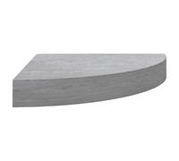 Vidaxl ?Tag¿¿Re D'angle Murale Gris B¿¿Ton 25x25x3,8 Cm Mdf Multicolore