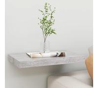 vidaXL ¿¿tag¿¿re murale flottante Gris b¿¿ton 40x23x3,8 cm MDF