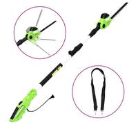 Taille-haie Electrique à Perche Télescopique Coupe-arbuste Outil de Coupe Buissons Jardin Arrière-cour Extérieur 41 cm 550 W