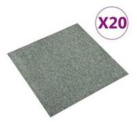 vidaXL Tapijttegels 20 st 5 mÂ² 50x50 cm groen147313 Vert G