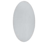 vidaXL Tapis 100 x 200cm Gris Laine Moderne Ovale Non Glissant Lavable en Machine pour Déco de Salon, Chambre, Couloir Intérieur et Extérieur. Tapis Stylés Contemporains en Polyester, Pratiques.