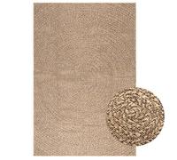 vidaXL Tapis 120x170 cm aspect jute intérieur et extérieur, tapis d'extérieur, tapis de sol, tapis d'intérieur 364839