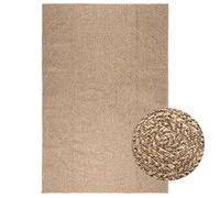 vidaXL Tapis 160x230 cm aspect jute intérieur et extérieur tapis d'extérieur tapis de sol tapis d'intérieur 364841