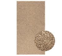 vidaXL Tapis 80x150 cm aspect jute intérieur et extérieur, tapis d'extérieur, tapis de sol, tapis d'intérieur 364838