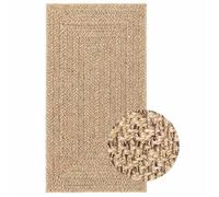 vidaXL Tapis 80x150 cm aspect jute intérieur et extérieur, tapis d'extérieur, tapis de sol, tapis d'intérieur 364830