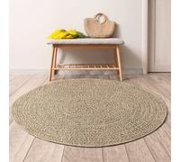 vidaXL Tapis 90 cm aspect jute intérieur et extérieur, tapis d'extérieur, tapis de sol, tapis d'intérieur, tapis de porte, 364835