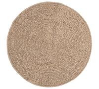 vidaXL Tapis 90 cm Aspect Jute intérieur et extérieur, Tapis d'extérieur, Tapis de Sol, Tapis d'intérieur, Tapis de Porte, Moquette, Tapis de Jute