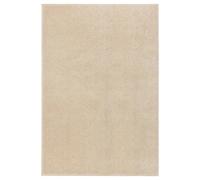 Vidaxl Tapis À Poils Courts 160x230 Cm Beige