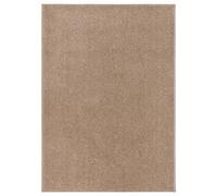 vidaXL Tapis à Poils Courts Carpette de Sol Moquette de Couloir Tapis de Plancher Moquette d'Entrée Salon Maison Intérieur Courts 120x170 cm Marron