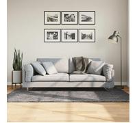 vidaXL Tapis Huarte à poils courts, doux et lavable, moderne – Anthracite 100x200 cm