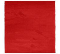 vidaXL Tapis à Poils Courts Doux et Lavable, Moquette de Sol, Tapis de Zone, Carpette de Salon Salle de Séjour Chambre, Moderne, Noir 240x240 cm