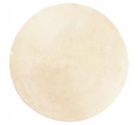 vidaXL Tapis à Poils Courts Doux et Lavable, Moquette de Sol, Tapis de Zone, Carpette de Salon Salle de Séjour Chambre, Moderne, Crème Ø 80 cm