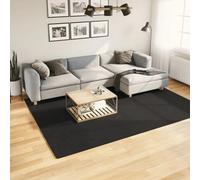 Vidaxl Tapis Huarte À Poils Courts Doux Et Lavable Noir 200x280 Cm