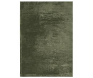 vidaXL Tapis à Poils Courts Doux et Lavable, Moquette de Sol, Tapis de Zone, Carpette de Salon Salle de Séjour Chambre, Moderne, Vert Forêt 120x170 cm