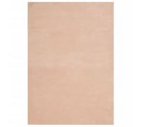 Vidaxl Tapis Huarte À Poils Courts Doux Lavable Rouge Clair 140x200 Cm