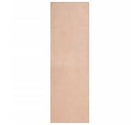 vidaXL Tapis à Poils Courts Doux Lavable, Moquette de Sol, Tapis de Zone, Carpette de Salon Salle de Séjour, Moderne, Rouge Clair 80x250 cm