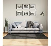 Vidaxl Tapis Istan À Poils Longs Aspect Brillant Anthracite 120x170 Cm