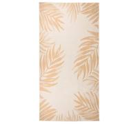 Vidaxl Tapis À Tissage Plat D'extérieur 100x200 Cm Motif De Feuille