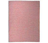 Vidaxl Tapis À Tissage Plat D'extérieur 120x170 Cm Rouge
