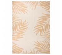 Vidaxl Tapis À Tissage Plat D'extérieur 140x200 Cm Motif De Feuille