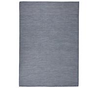 Vidaxl Tapis À Tissage Plat D'extérieur 160x230 Cm Bleu