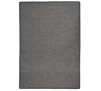 Buitenkleed platgeweven 160x230 cm grijs340776