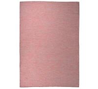 vidaXL Tapis à Tissage Plat d'Extérieur Tapis de Protection Tapis de Couloir Terrasse Balcon Jardin Résistance aux UV 160x230 cm Rouge