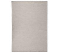 Vidaxl Tapis À Tissage Plat D'extérieur 160x230 Cm Taupe