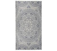 Vidaxl Tapis À Tissage Plat D'extérieur 80x150 Cm Motif Bleu