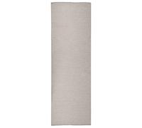 Vidaxl Tapis À Tissage Plat D'extérieur 80x250 Cm Taupe
