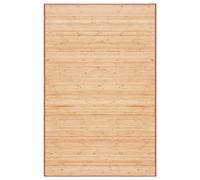 vidaXL Tapis en bambou 100 x 160 cm Marron
