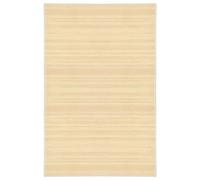 vidaXL Tapis en bambou 100 x 160 cm Naturel