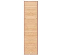 vidaXL Tapis Bambou 80 x 300 cm Marron