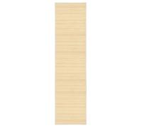 vidaXL Tapis Bambou 80 x 300 cm Naturel
