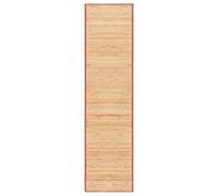 vidaXL Tapis Bambou 80 x 300 cm Marron