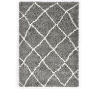 Vidaxl Tapis Berb¿¿Re Pp Gris Et Beige 160x230 Cm