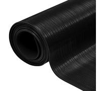 vidaXL Tapis en caoutchouc antidÃ©rapant 5 x 1m ModÃ¿le Ã nervures fines